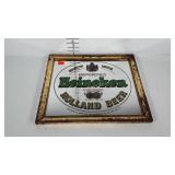 Advertising,  Heineken Beer mirror, frame shows