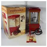 Old fashioned movie time popcorn maker, nostalgia