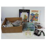 Crafting lot. Includes jewelry making supplies,