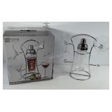 Martini gift set. Includes 4 glasses, shaker, and