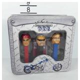 Pez collectors tin, Orange County Choppers set,