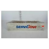 Advertising, piece to a ServiStar display, metal
