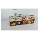 Handy Andy Blue Diamond metal tool box, no tools,
