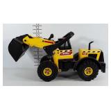 1999 Tonka backhoe toy, metal with plastic wheels