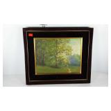 Oil painting on canvas, framed, possible