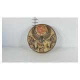 Native American style hand drum with tribal