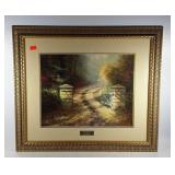 Thomas Kinkade "The Autumn Gate" library edition