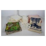 Textiles, doilies, dish towel and cloth napkins