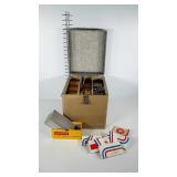 Photo slides in case, most are in magazine