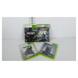 XBOX 360 video games, four