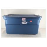 Sterilite 122 quart tote with lid.