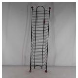 Wire CD tower, 31" tall.