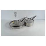 Martha Stewart cookware: 2 qt. Sauce pan and 10