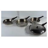 Triplinox cookware with removable handles.