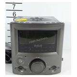 RCA Stereo CD Clock Radio. Powers on.
