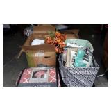 Group lot household items including travel mugs,