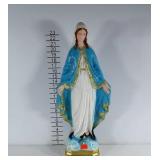 Virgin Mary / Madonna poly statue. Measures 2