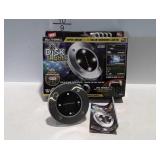 Disk lights, 4 solar powered outdoor lights with