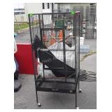 Metal birdcage and accessories