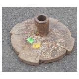 Heavy cast-iron umbrella stand