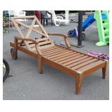 Pottery Barn Wooden patio lounge chair