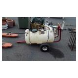 Pull behind tank sprayer, non tested