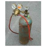 Victor electric Co acetylene  tank