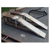 Set of metal ramps