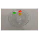 Baccarat crystal plate 7 3/4in
