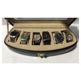 Display with 6 Watches, 4 currently running