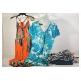 Ladies dresses, nine in all, short and long,