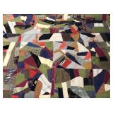 Early quilt, wear as shown, 62x73