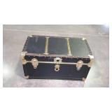 Lightweight footlocker trunk on wheels for