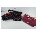 Radley handbag and Lug make-up and toiletry bags.