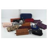 Ladies wallets, and clutches