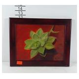 Signed Floral painting in frame. Measures