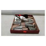 Foot lot. Shoe stretchers, shoe horns, brushes,