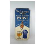 Advertising,  Pabst Blue Ribbon sign, wood, has a