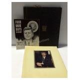 Old scrapbook WWII , JFK  assassination, four