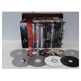 DVDs, includes scream, 24, the sopranos, and
