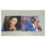 Two 33 RPM albums. LEGEND, the best of Bob Marley