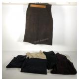 Ladies pants, capris, Spanx leggings,  suede