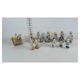 Children figurines.  One is a planter (small