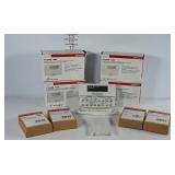 Four Honeywell Thermostats and four room temp