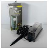 GE 24-hour timer and 6 outlet yard stake, seller
