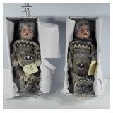 2 Native American Golden Keepsakes Heirloom