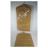 Hanging closet organizers for jewelry and