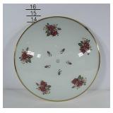 14 inch ceiling light fixture cover with pink,