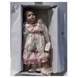 Golden keepsake doll, heirloom doll, blanche,