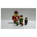 Russian nesting doll soldiers, set of five.